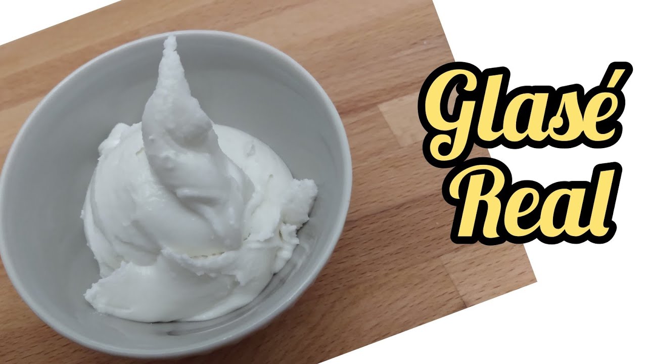 Como hacer Glasé Real.