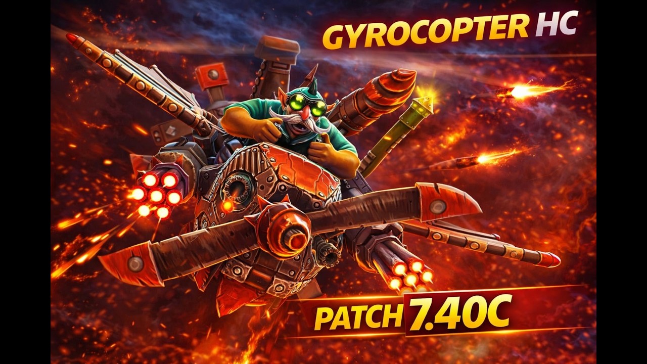 UNSTOPPABLE GYROCOPTER HC | DOTA 2 RANKED UE [Ep. #77]