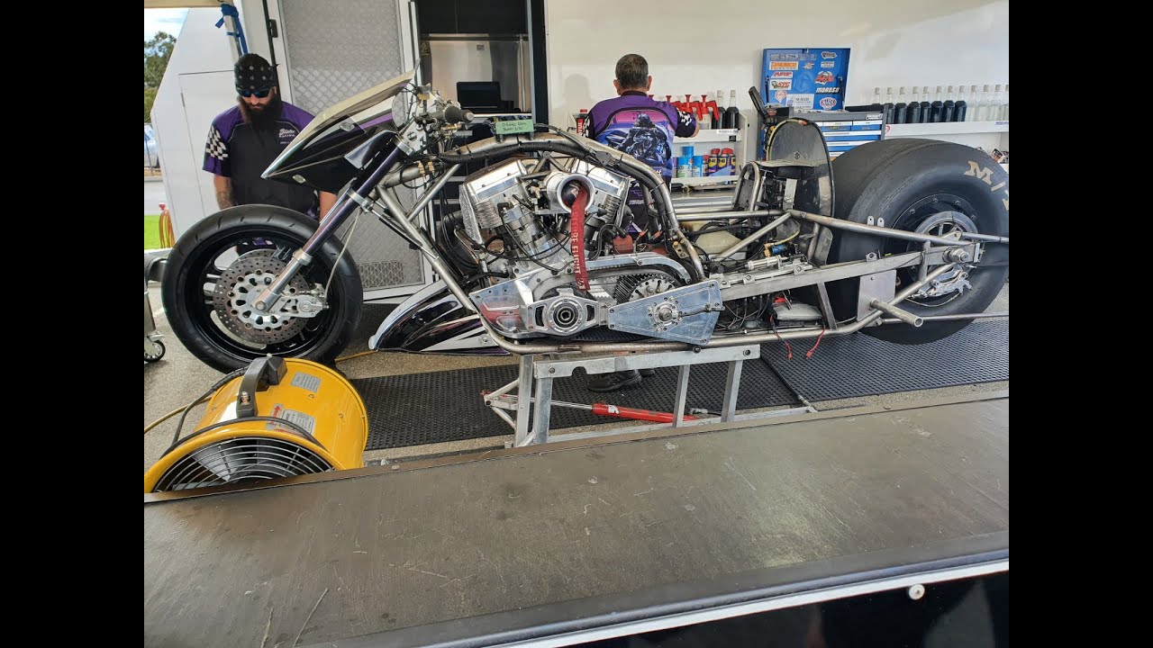 Nitro Harley Top Fuel Bikes - Blattt Racing Start Up.