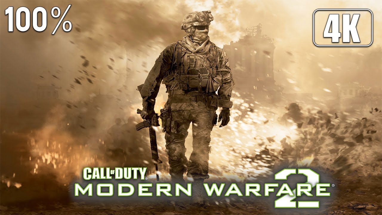 Call of Duty: Modern Warfare 2 - Full Game 100% Veteran Longplay 4K 60FPS
