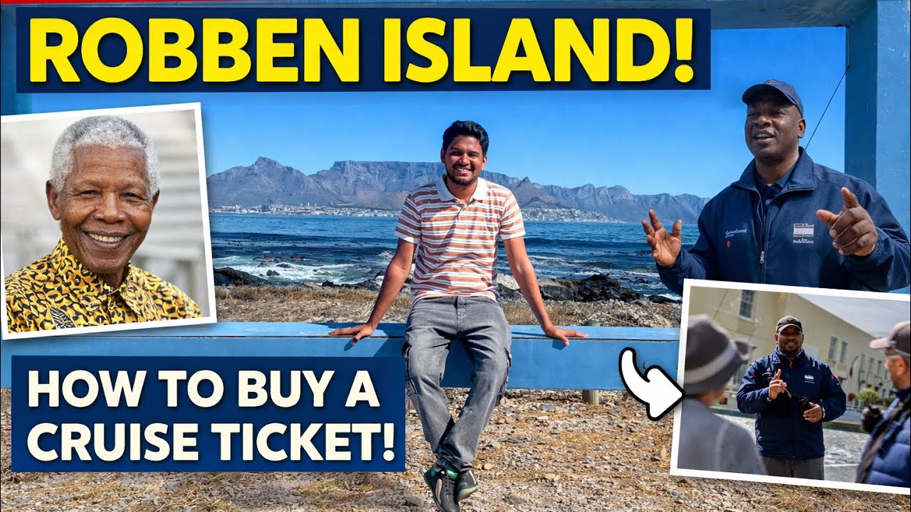 Robben Island Full Tour 🇿🇦 | Nelson Mandela Prison, Tour Guide & How to Buy Ticket – Iconic Africa