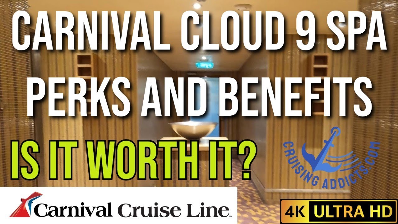 Cruise Ship Spas - Carnival Cloud 9 Spa Cabin Perks and Benefits