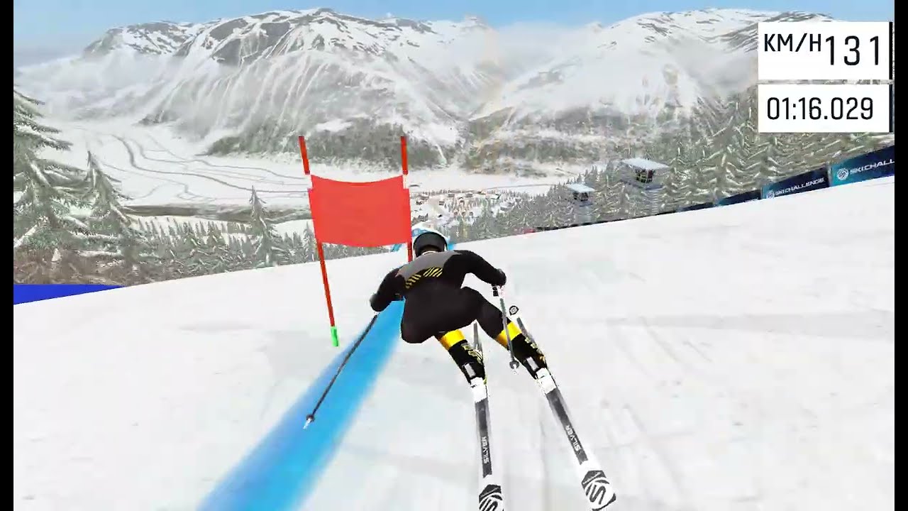 🎿 Crans-Montana TimeAttack – Winning Run (Best Time) | Ski Challenge World Cup 26