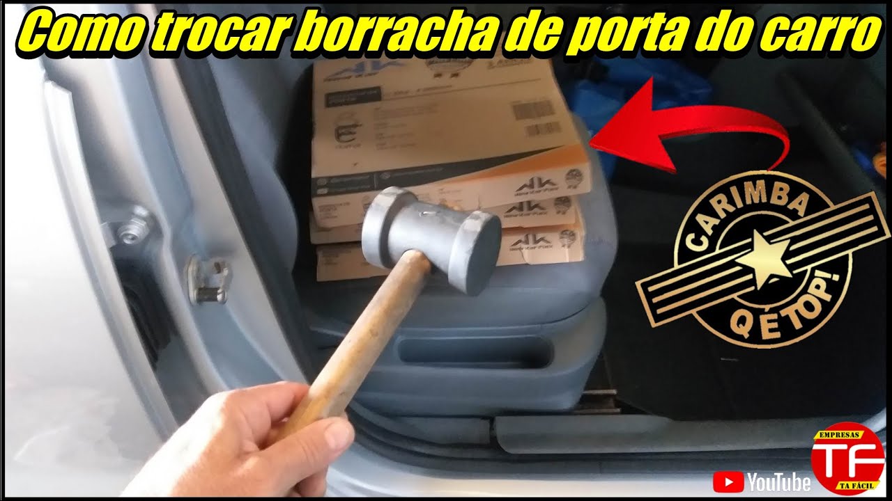 Como trocar borracha de porta no carro