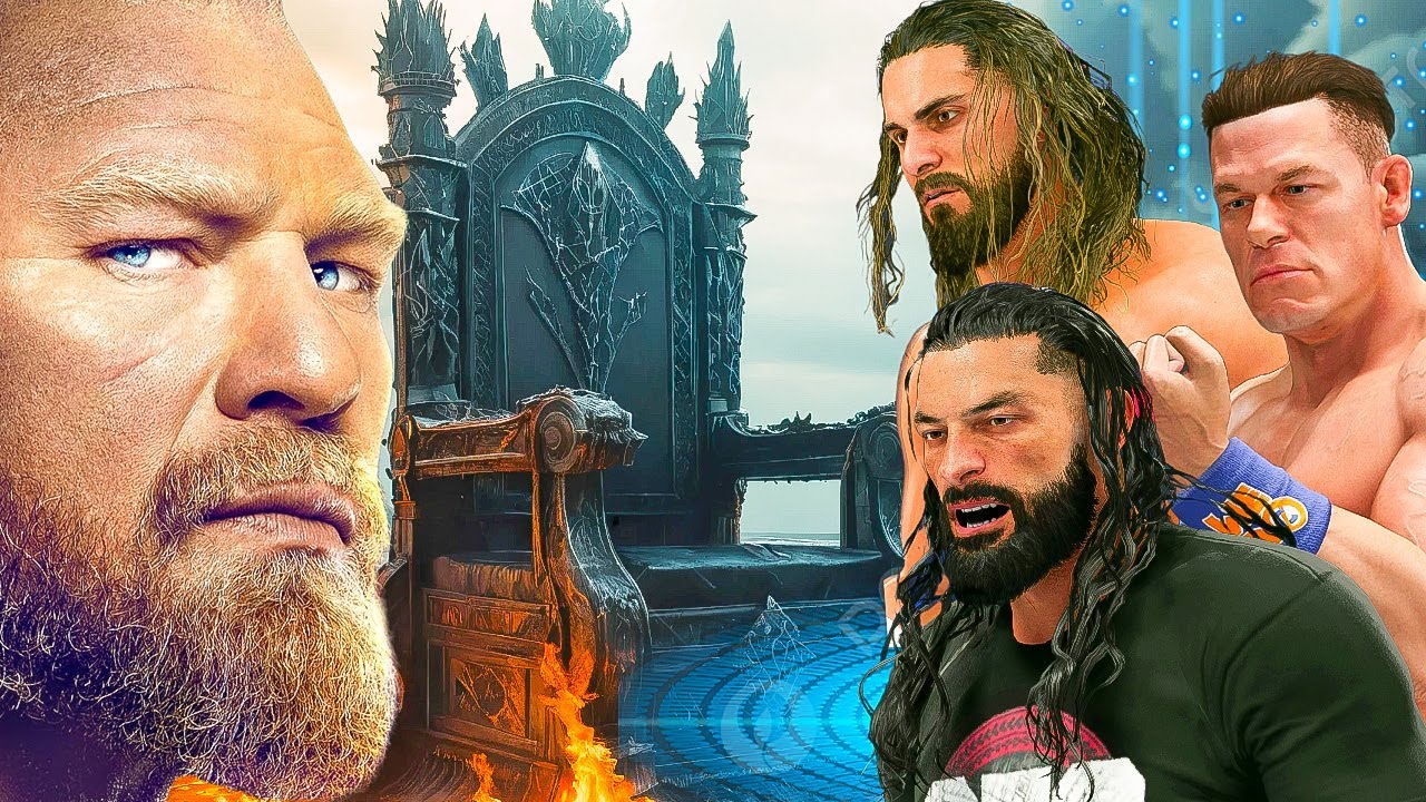 Who Will Challenge King Brock ft Roman Reigns , John Cena , CM Punk and Seth Frekin Rollins