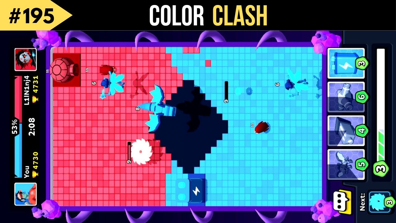 Color clash gameplay - color clash game - color clash mod apk