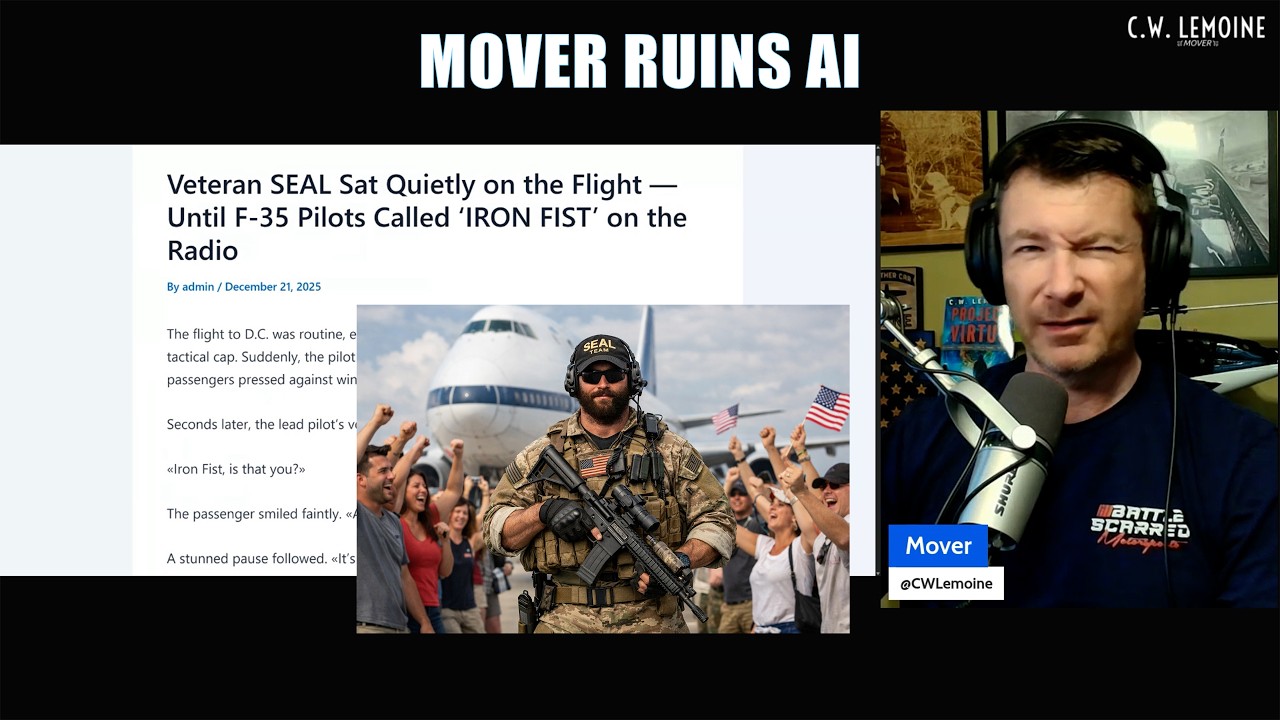 F-35s Escorted a Navy SEAL on a Commercial Flight? Mover Ruins AI