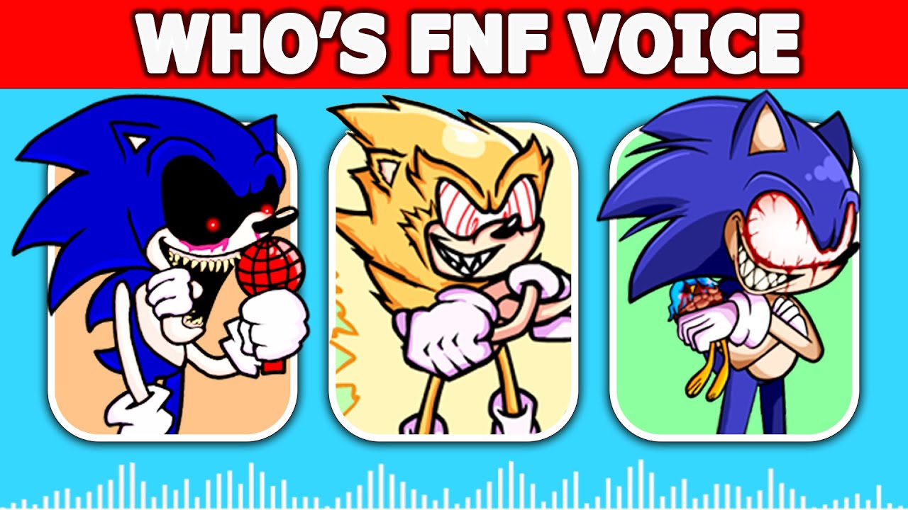 Угадай персонажа по голосу | ALL SONIC (Friday Night Funkin)