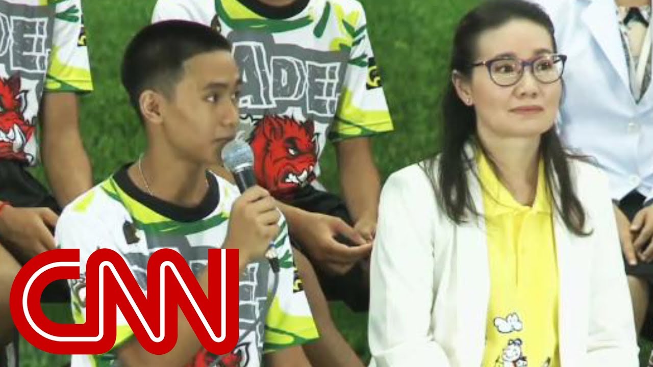 Thai soccer team shares story after cave rescue