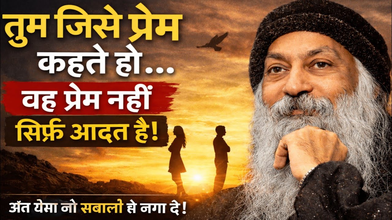 Osho- जिसे तुम प्रेम कहते हो वह प्रेम नहीं, आदत है  || Truth & Silence