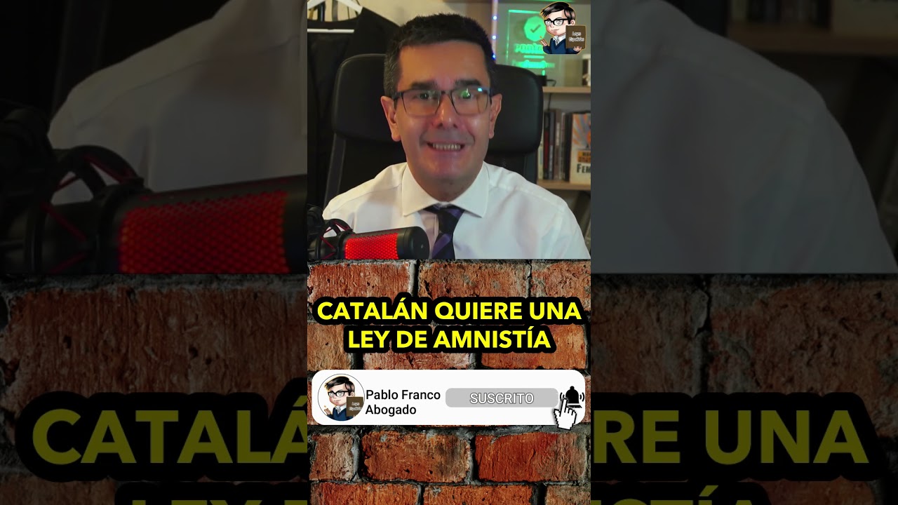 ❌ PABLO FRANCO @pablofrancoabogado &iquest;QU&Eacute; SUPONE UNA AMNIST&Iacute;A? ❌ [1de2]