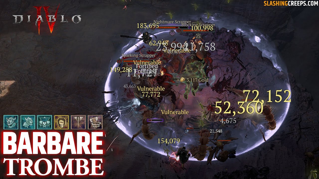 Build Barbare Trombe Diablo 4 saison 2, le tourbillon tank offensif pour les donjons 70 fin de jeu !