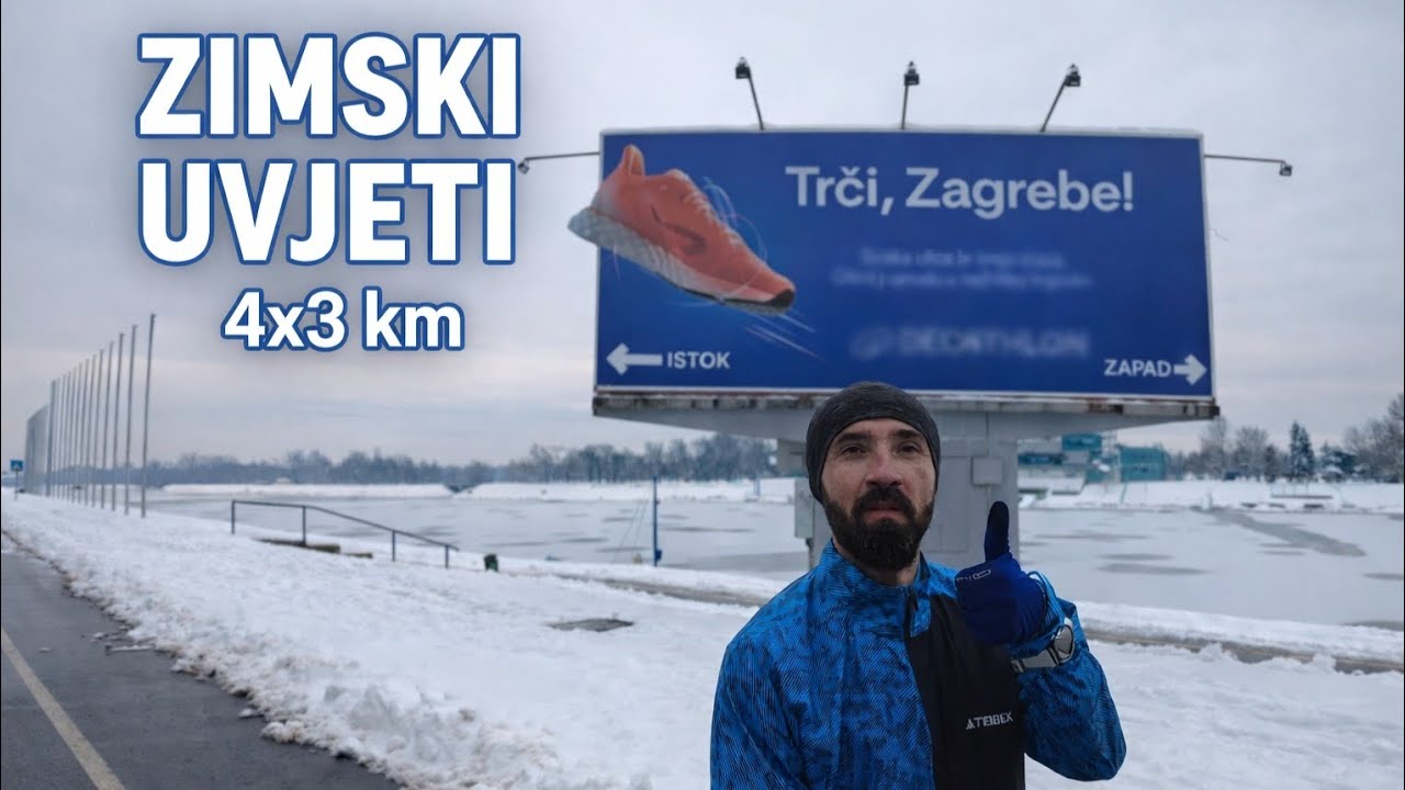 ZIMSKI POLUMARATONSKI TRENING – 4×3 KM U PRIPREMI