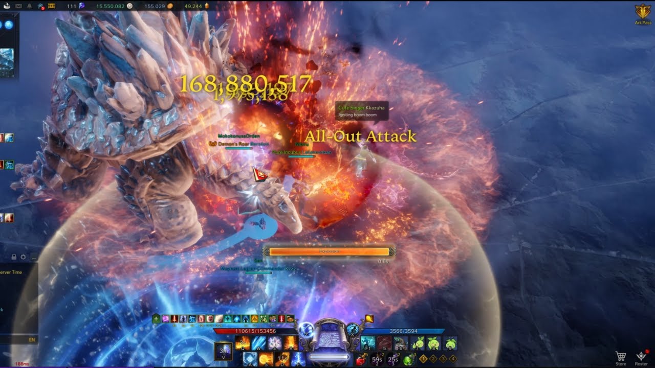 Igniter Sorceress damage testing