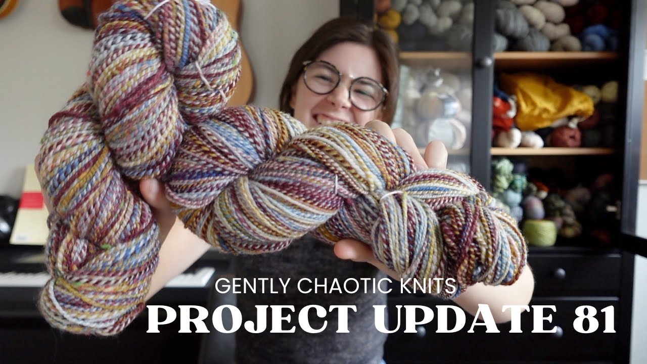 Spinning & Lunan Polo Progress! - Gently Chaotic Knits: Project Update 81