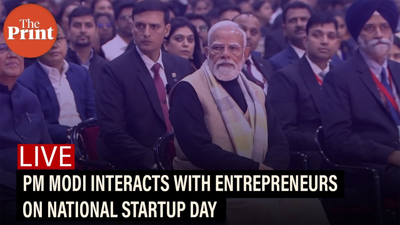 LIVE: PM Modi interacts with entrepreneurs on the occasion of National Startup Day