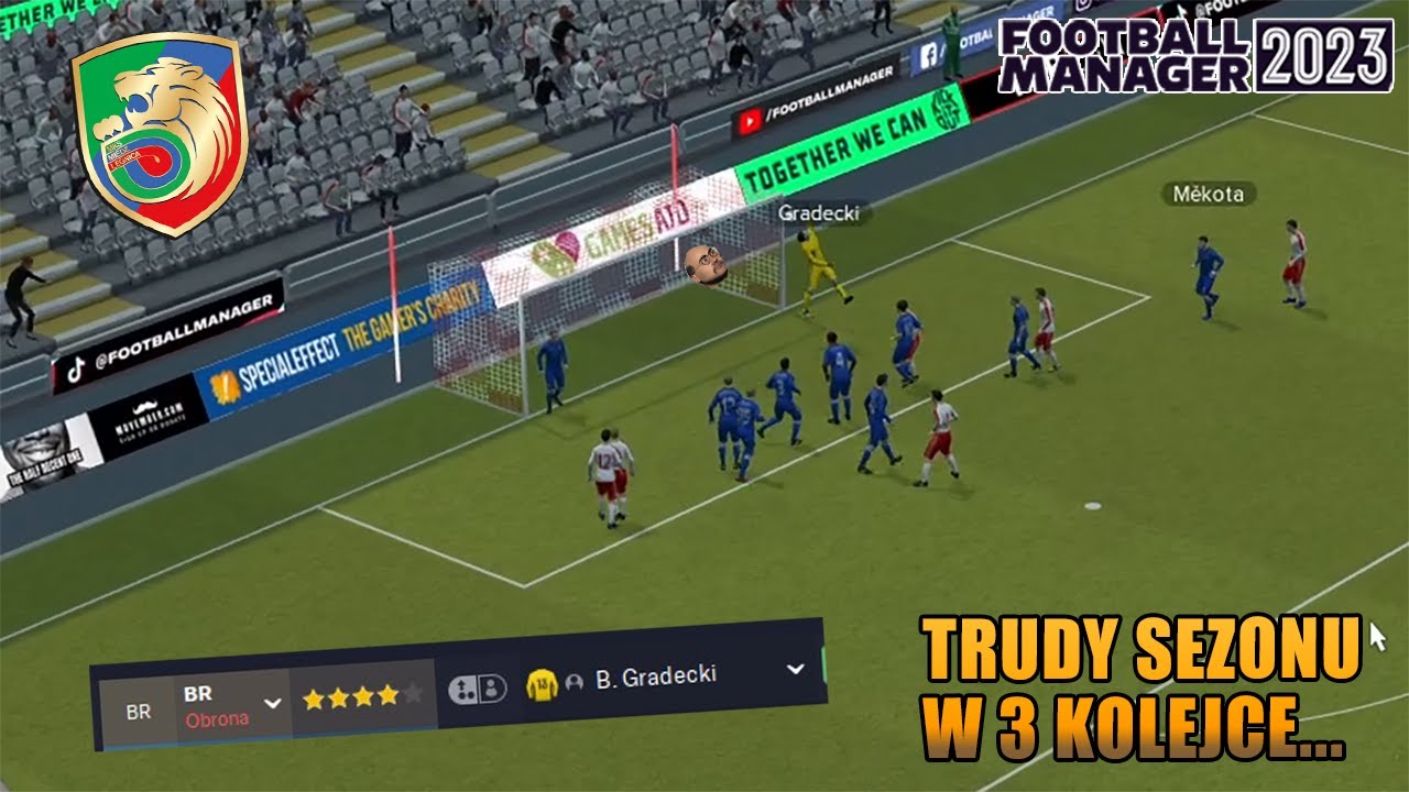 MICHAŁ FURBENS MANAGER | ODCINEK 5 | Trudy sezonu w 3 kolejce... - FM2023