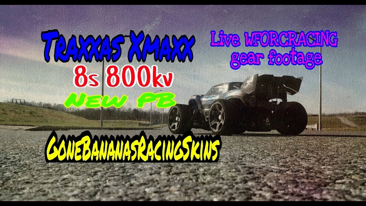 Traxxas Xmaxx 8s 800kv SpeedRun (WFOrcRacing speed freak gears)