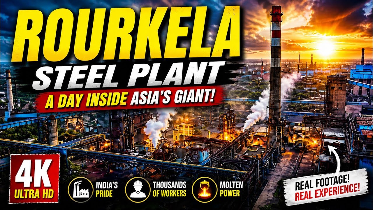 A Day In The Life Of Rourkela Steel Plant  , SAIL | Complete Walk Through |@Lifeinvlogsx