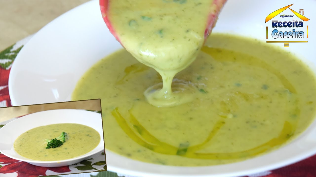 É de LAMBER o PRATO!! CALDO de BRÓCOLIS com MANDIOQUINHA!! SABOROSO e muito FÁCIL de FAZER !!!