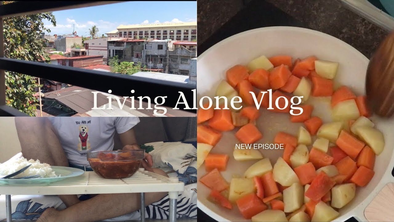 Living alone in the philippines: Craving for caldereta | cooking vlog 🥘 #livingaloneph