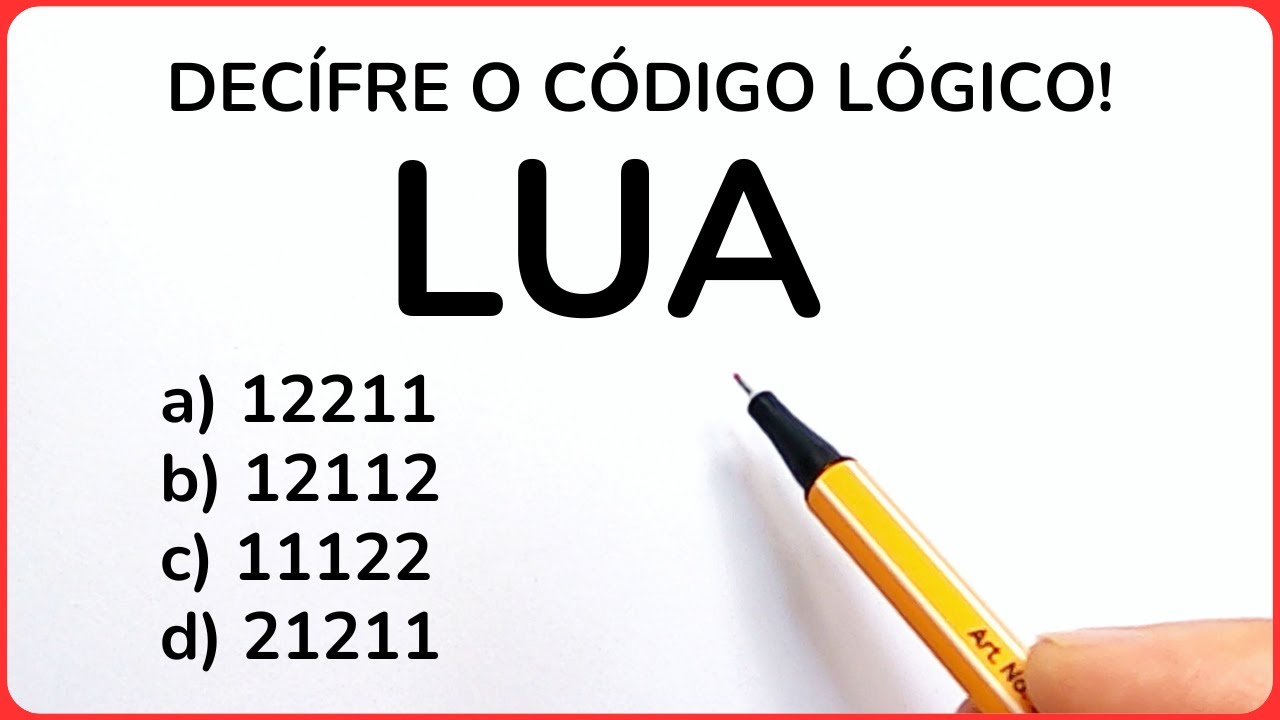 DECÍFERE O CÓDIGO LÓGICO😱 Raciocínio lógico‼️