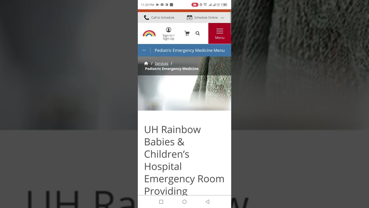 Children's Hospital Emergency Room Near Me