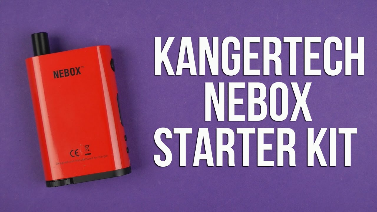 Распаковка Kangertech Nebox Starter Kit Red