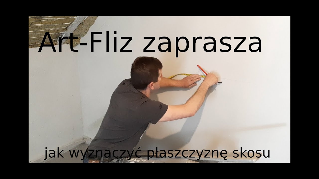Jak wyznaczyć płaszczyznę skosu, zabudowa poddasza- prosty sposób #artfliz