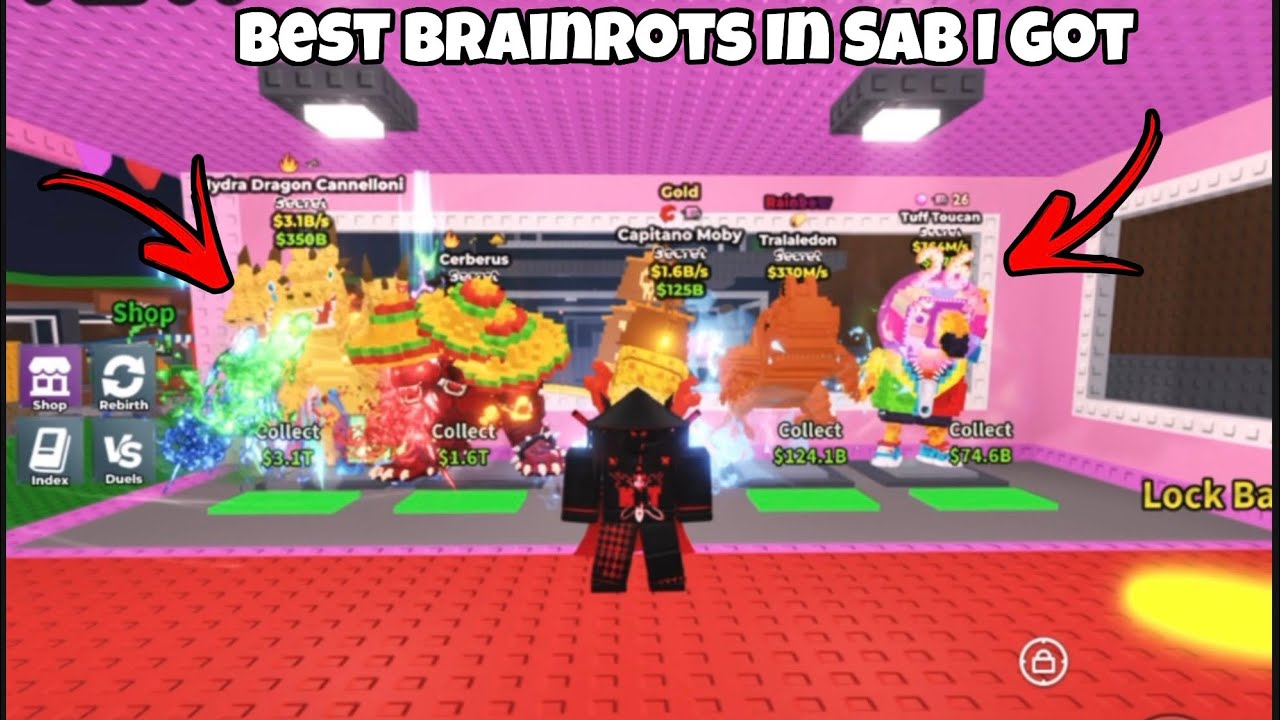 All My Best Brainrots In Steal A Brainrot 