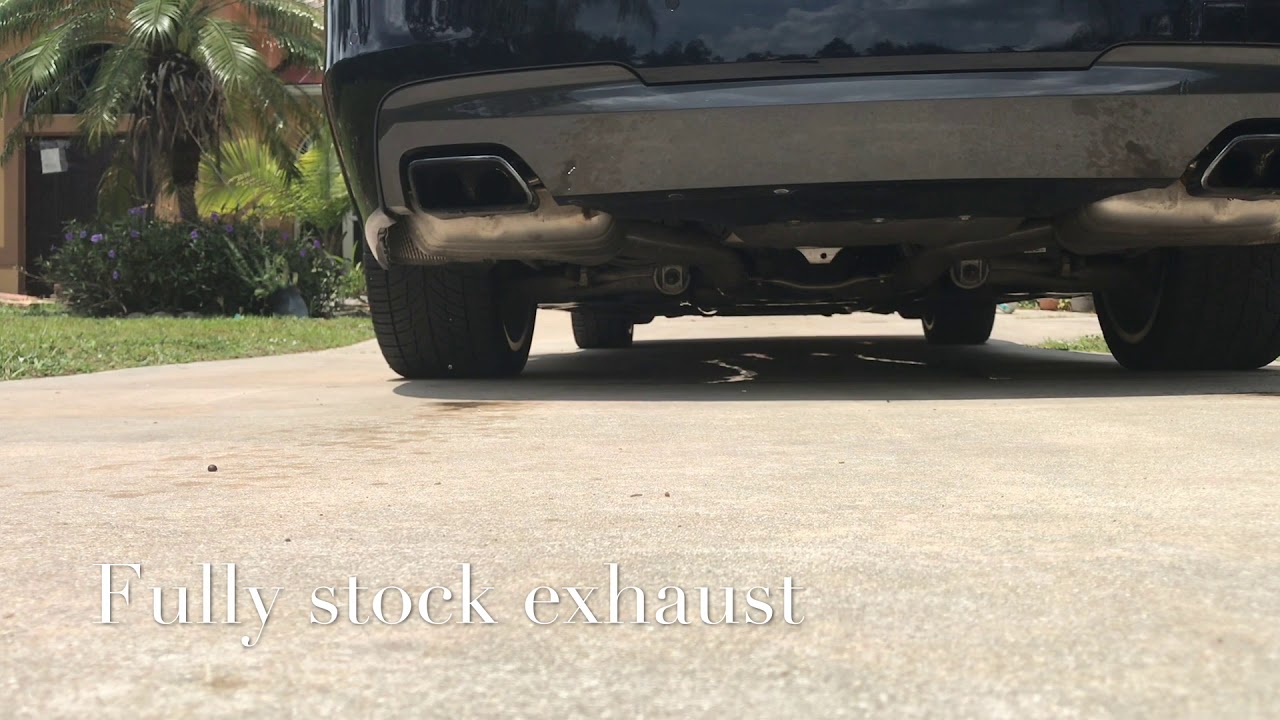 BMW 550i Before And After Straight Pipe Exhaust Sounds