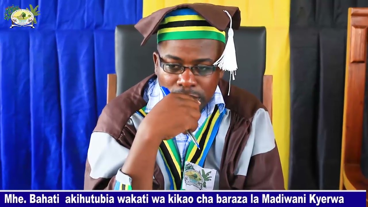 MANENO YA MWENYEKITI KWENYE BARAZA LA MADIWANI