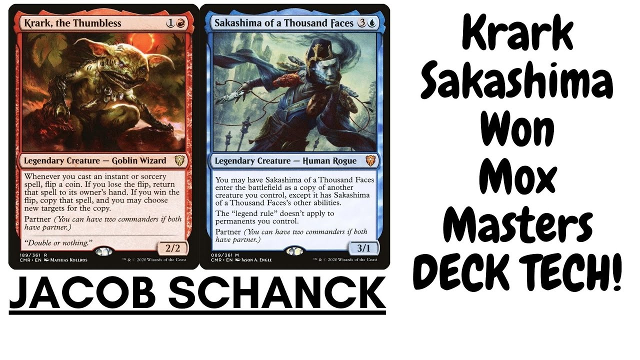 Krark Sakashima won moxmaster cedh deck tech