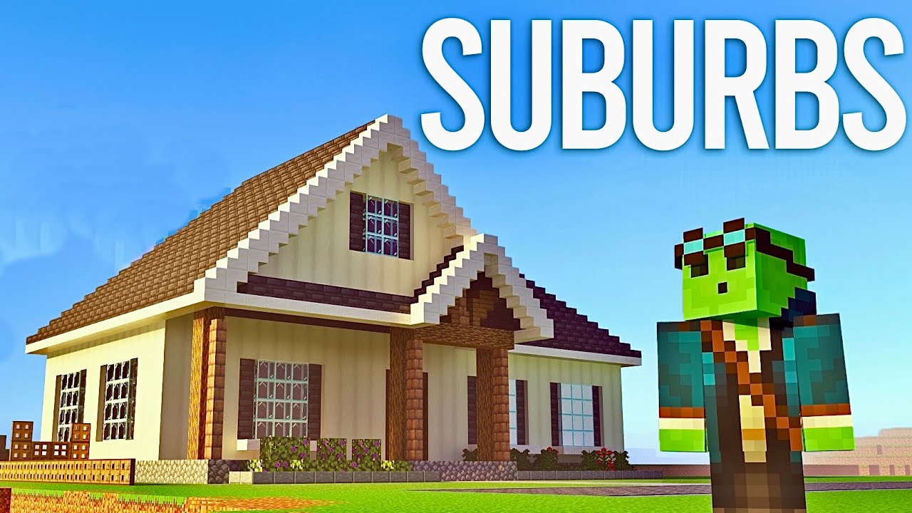 Building a Suburban Neighborhood! - Let's Play Minecraft 688