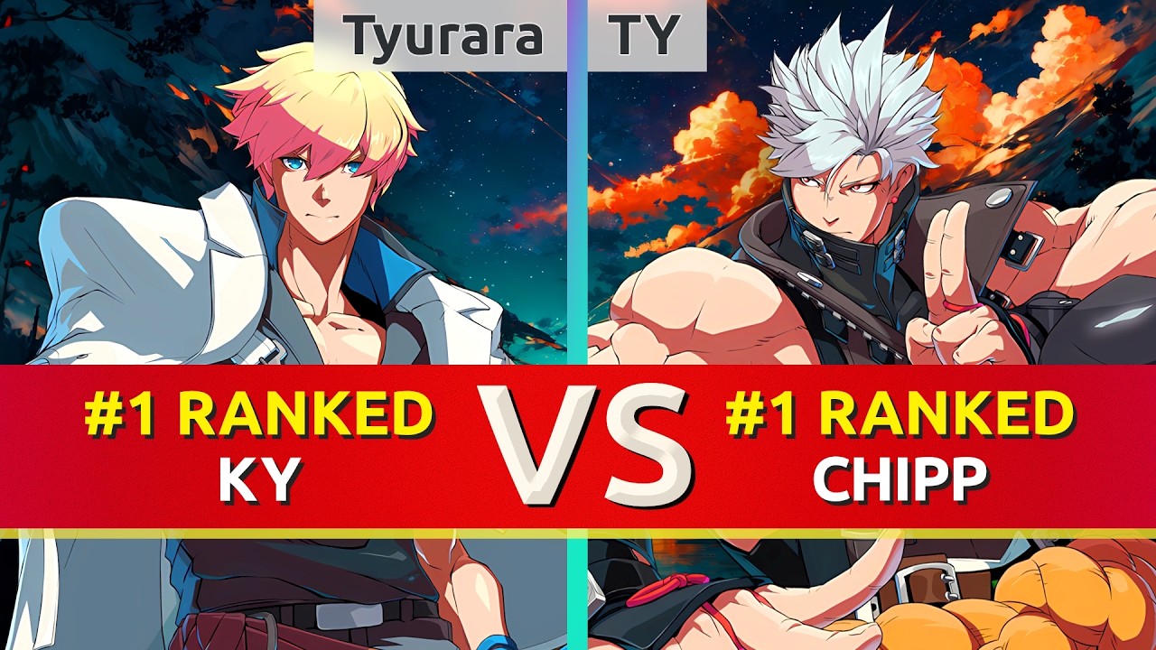 GGST 2.00 ▰ Tyurara (#1 Ranked Ky) vs TY (#1 Ranked Chipp). High Level Gameplay