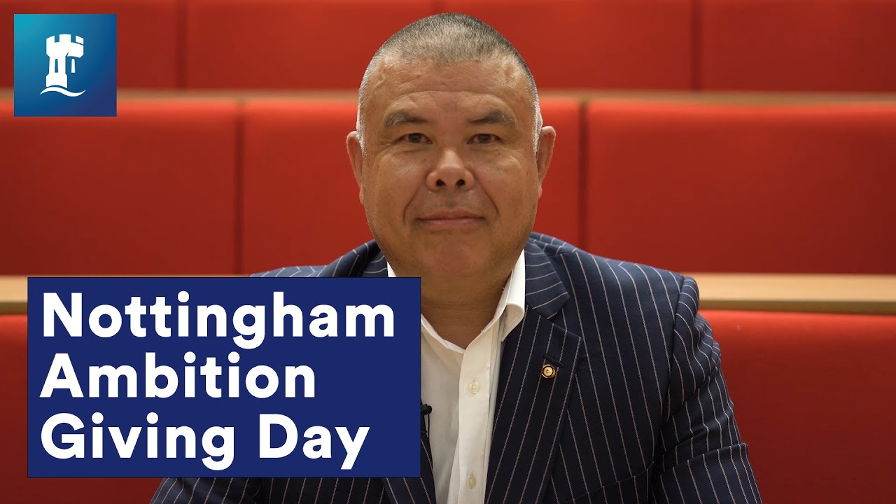 Professor Sir Jonathan Van-Tam supports Nottingham Ambition Giving Day