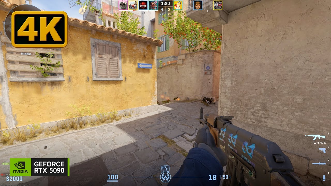 Counter-Strike 2 Gameplay 4K (No Commentary)