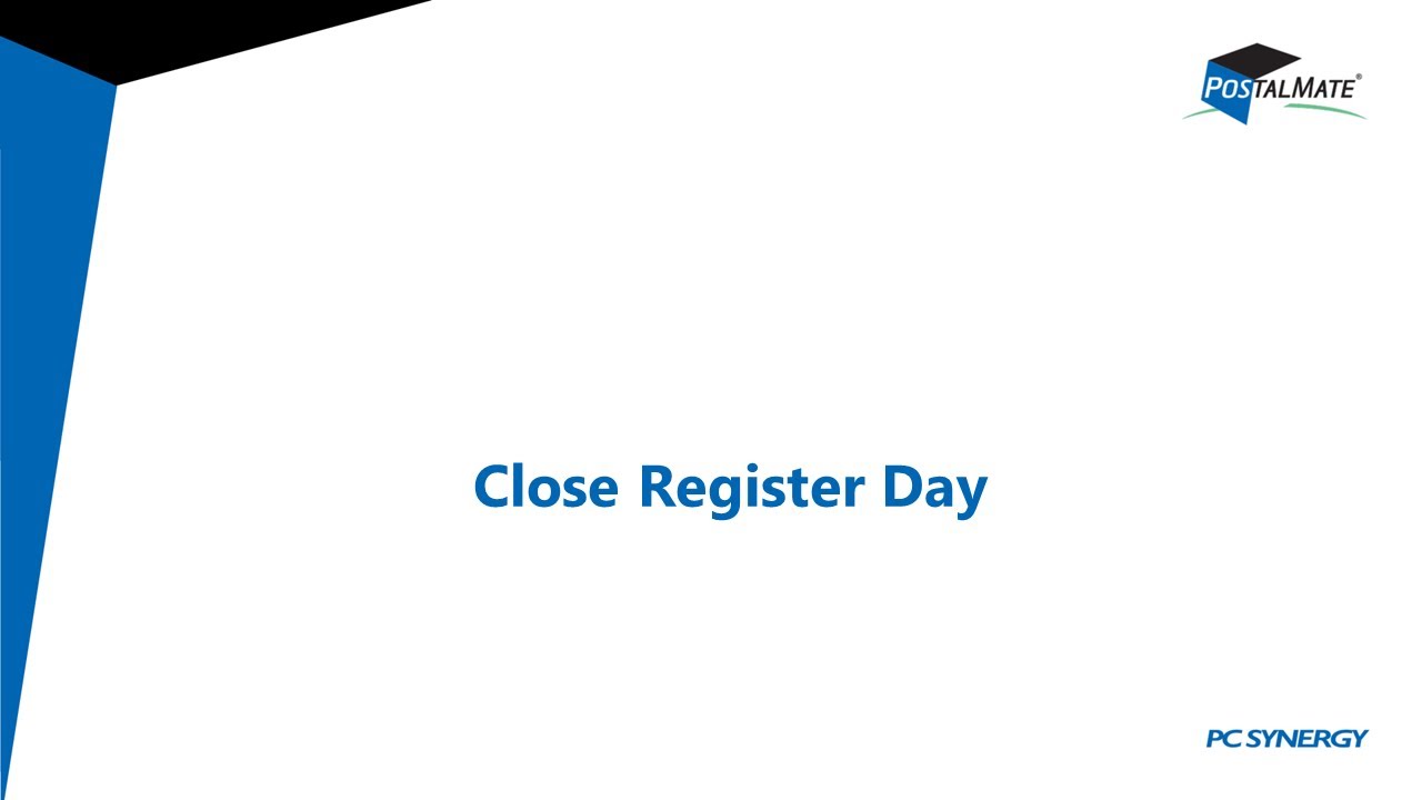 Close Register Day