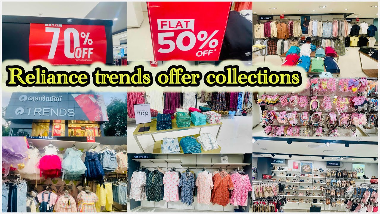 Trending collections of Reliance trends|Offer sale at Sreekariyam outlet,Trivandrum|Latest sale|