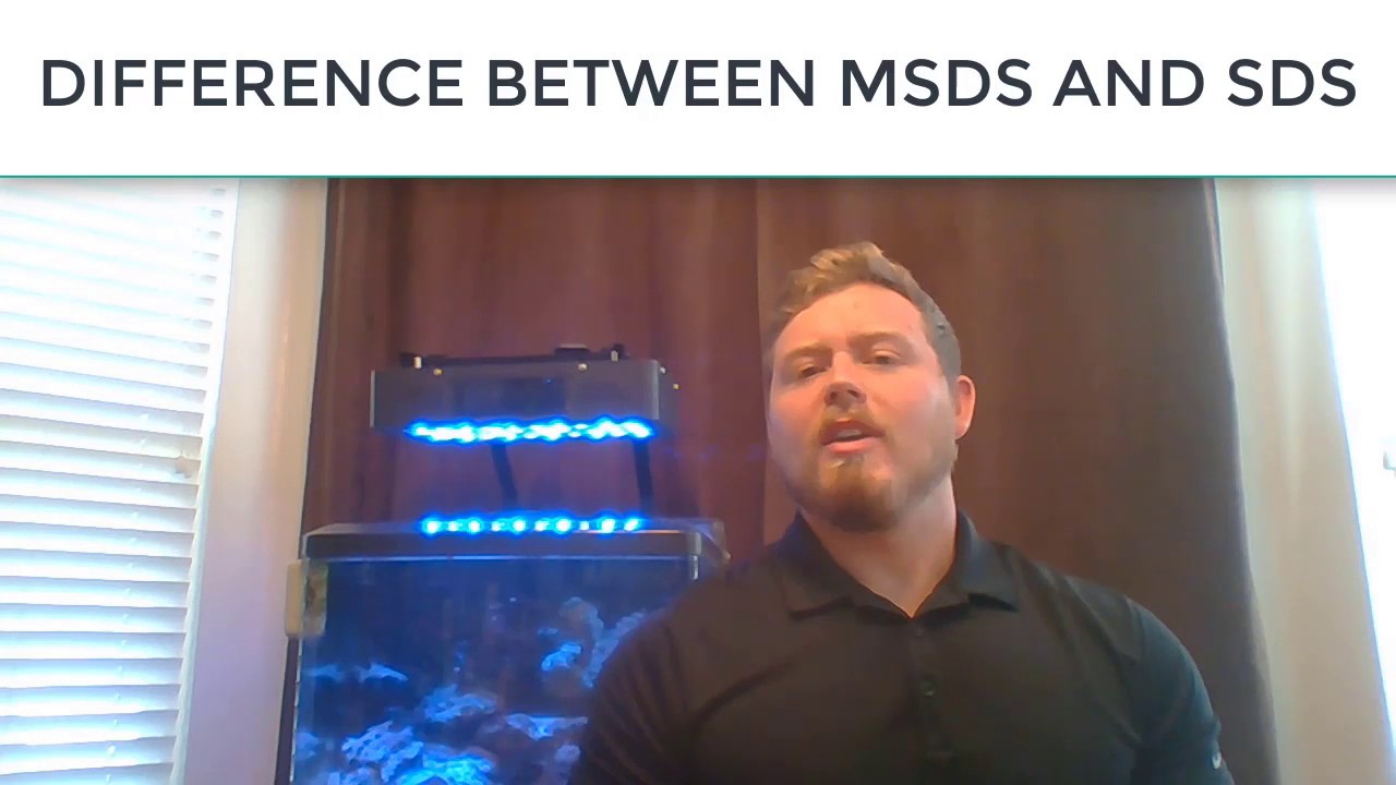 What is the difference between MSDS and SDS?