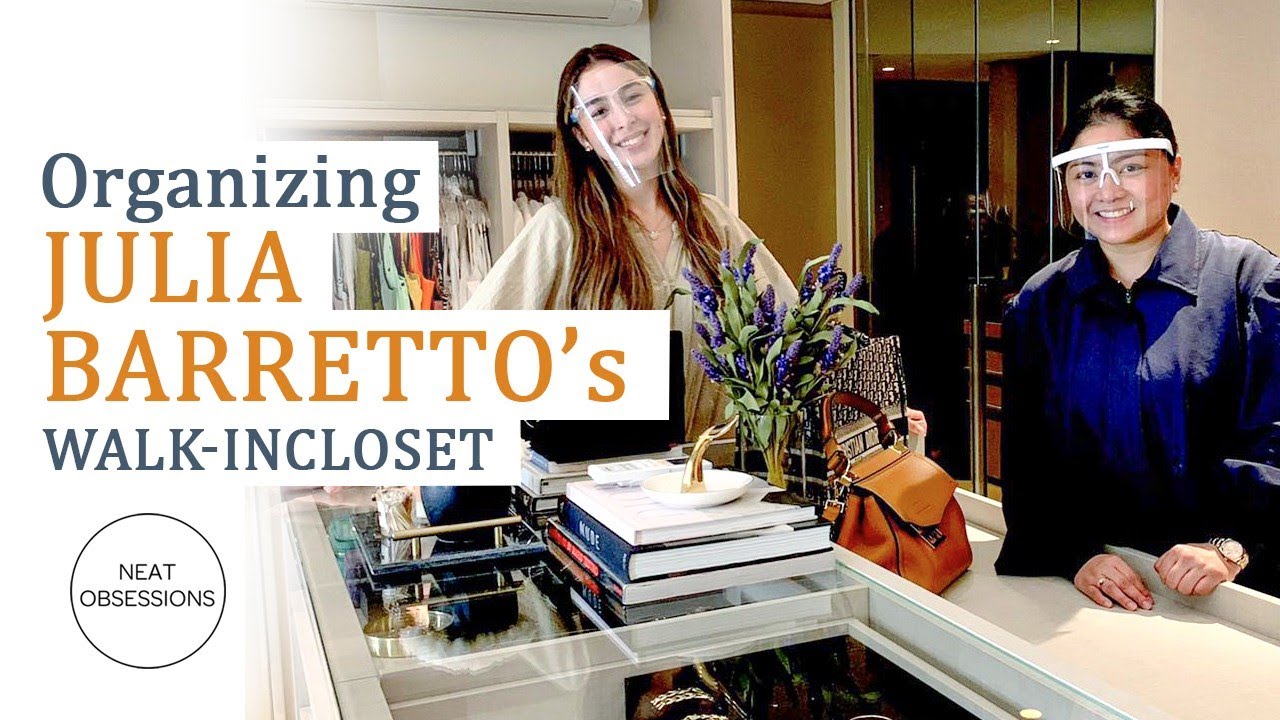 Organizing @juliabarretto's Walk-In Closet