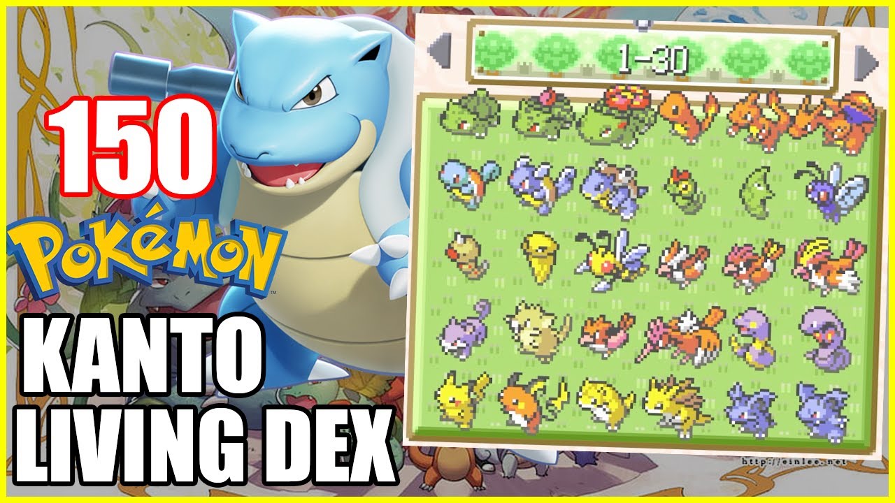 Cómo Hacer Una LIVING DEX de Primera Generación en POKÉMON Rojo Fuego y Verde Hoja - 150 Pokémon