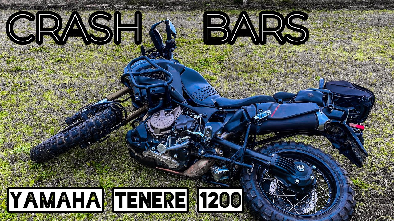 YAMAHA SUPER TENERE 1200 CRASH BARS GIVI INSTALL