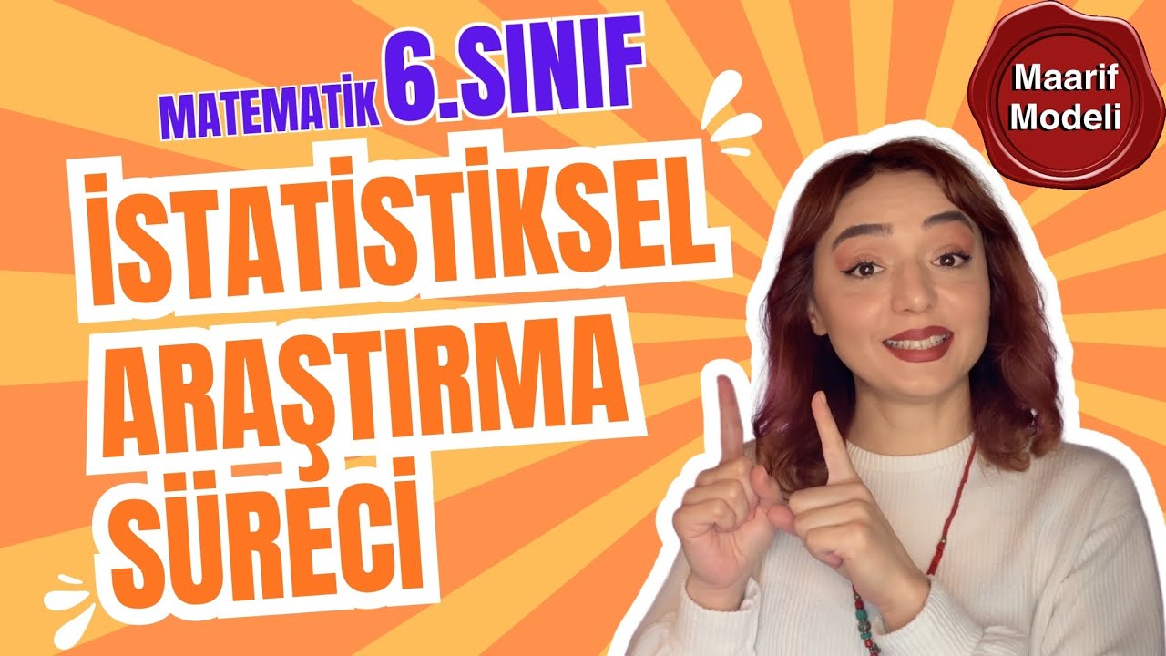 İstatistiksel Araştırma Süreci | 6. Sınıf Matematik | Maarif Modeli