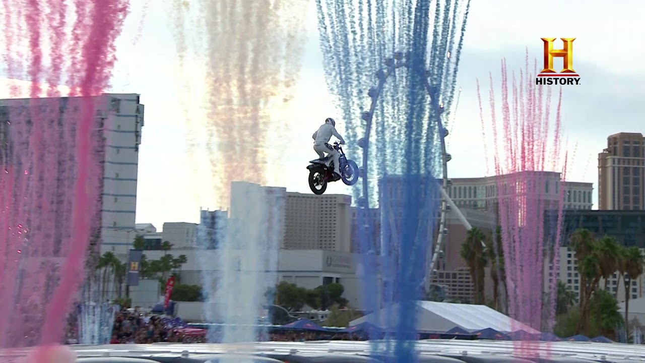 Evel Live: Travis Pastrana Jumps 16 Buses - Indian Motorcycle