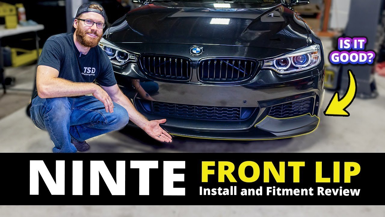 Установка передней губы Ninte BMW F32 435i — лучше, чем ожидалось! F30 F33 F36 320 328 335 420 428