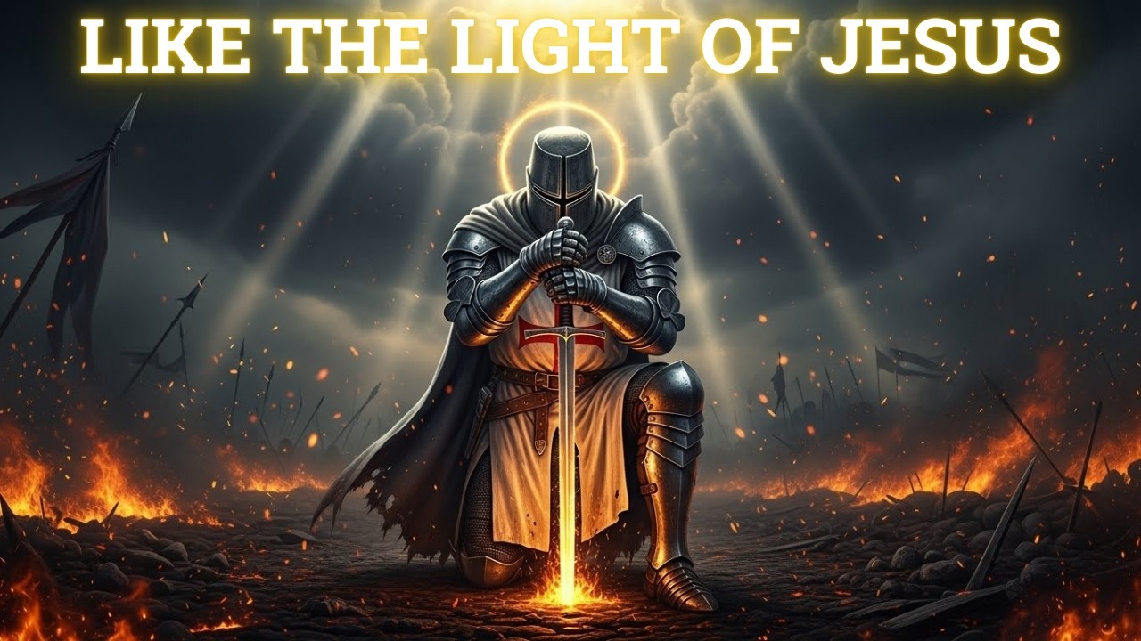 Like The Light Of Jesus | Epic direct, cinematic Music | Chantable #prayer #rain #templar #epic
