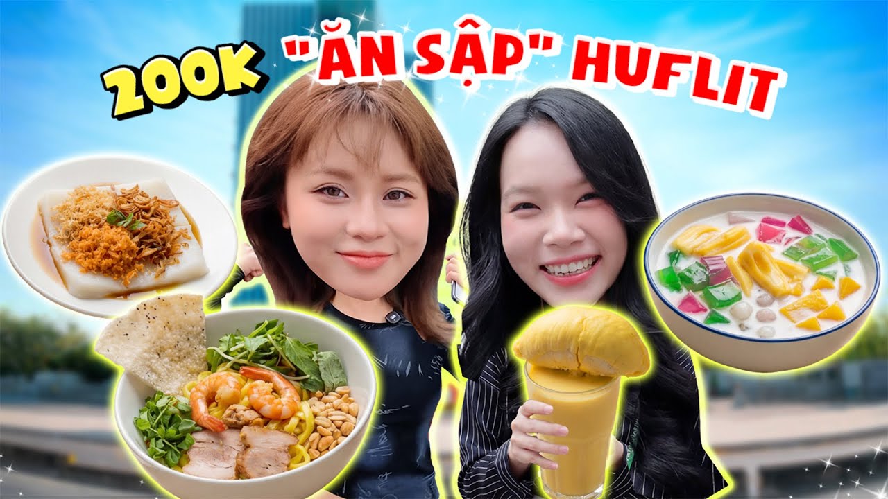 200K ăn được gì tại cổng trường ĐH Huflit!? MisThy “ngỡ ngàng” với thiên đường ẩm thực giá HSSV!?