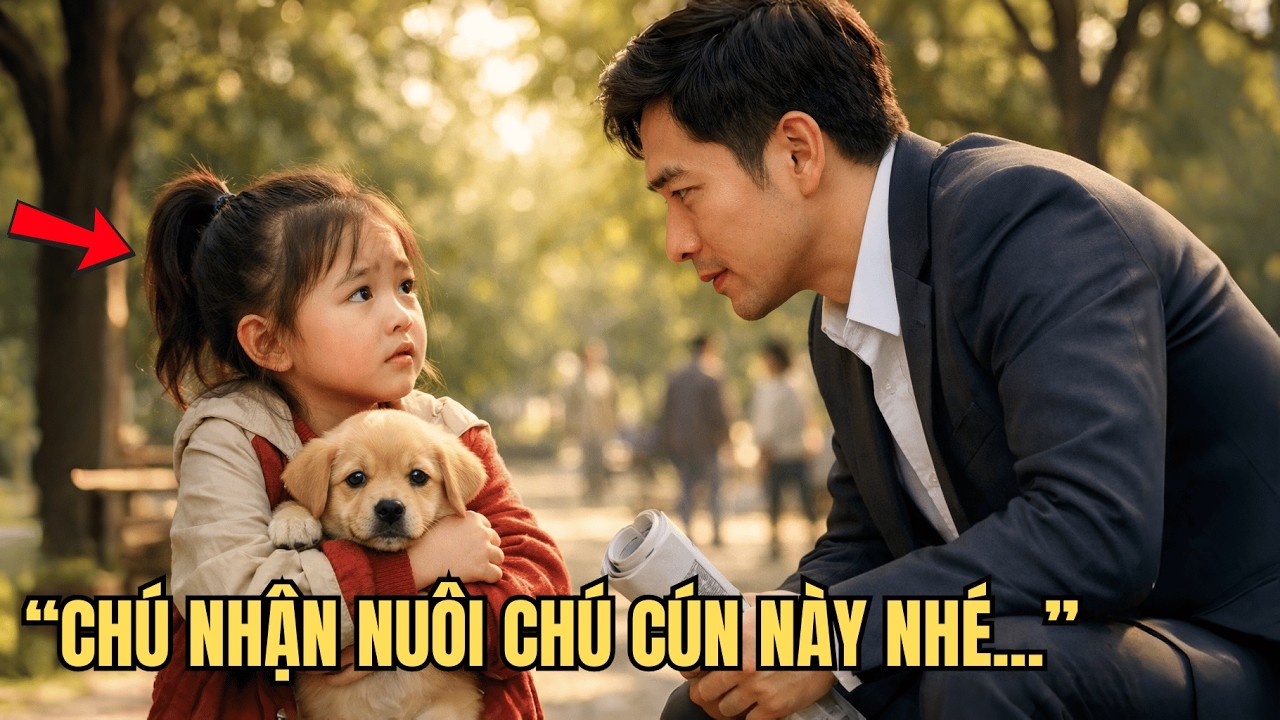 “Chú có thể nhận nuôi chú cún này không” – Câu hỏi của cô bé nghèo khiến vị tỷ phú sững sờ!
