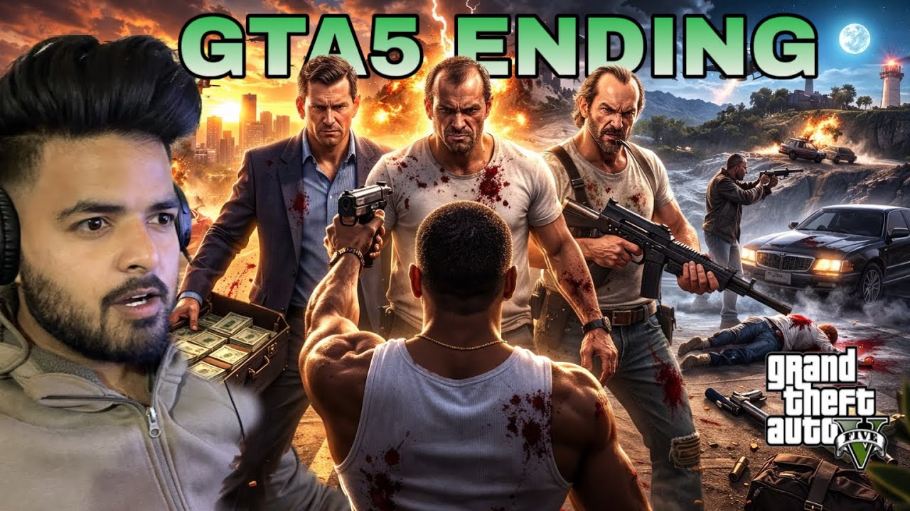 GTA5 ending | socha nhi tha aisi hogi ending 